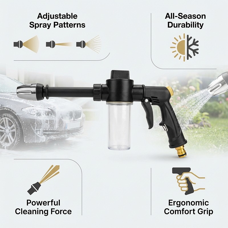Многофункциональный пистолет-р – обзор и цена Pressure Washer Foam Gun