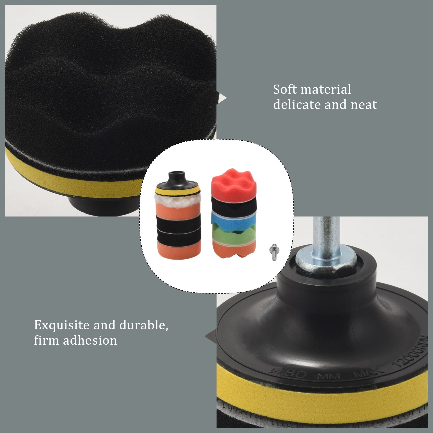 BAAG-11Pcs Набор из 11-ти 3-дю – обзор и цена Polish Pad Set Buffer