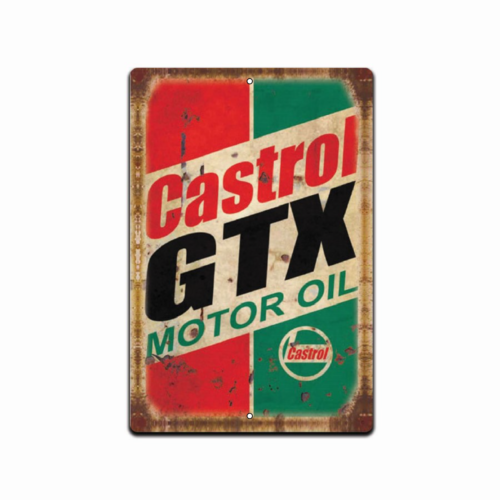 Castrol GTX, винтажный дизайн, – обзор и цена Castrol Oil Gtx